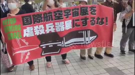 Japan: Japanese activists held a demonstration in Tokyo demanding the expulsion of Israeli military weapons manufacturer Elbit Systems from Japan