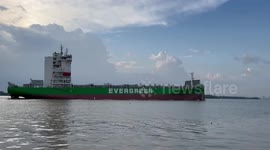 Fisherman misjudges strength of cargo ship as he battles to avoid propellers