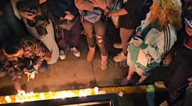 Fans pay tribute to Liam Payne outside of hotel