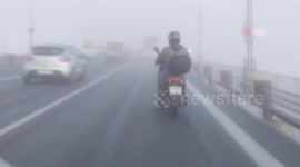 Sea traffic in Istanbul's Bosphorus Strait suspended due to heavy fog
