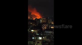 Syria: Aftermath of Israeli airstrike at entrance to Latakia