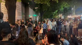 Dozens of fans gather outside Buenos Aires hotel where Liam Payne died