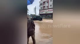 Heavy rain causes severe floods in Bangalore, India