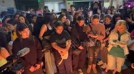 Liam Payne fans bid farewell in front of the hotel where he died
