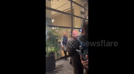 Argentina: Media Gather Outside Buenos Aires Hotel After Liam Payne's Death