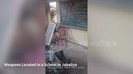 Palestine: Weapons Located in a School in the Jabaliya Area