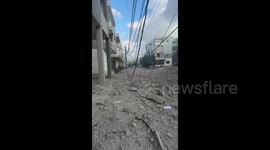 Lebanon: Massive destruction in Abbasiya after Israeli raids