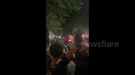 Argentina: Ambulance Departs Buenos Aires Hotel Where Liam Payne Died