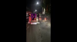 Road rage between jeepneys in Caloocan