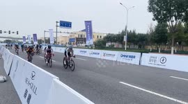 Cycling contest in Tianjin sees multiple injuries in Accident