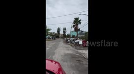 US: Debris in Madeira Beach after hurricanes Helene and Milton