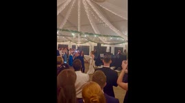 Bride, her sister and mom have first dance at wedding to Gilmore Girls song