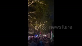 Netherlands: Hundreds marched the streets of Utrecht, Netherlands to support Gaza and Lebanon