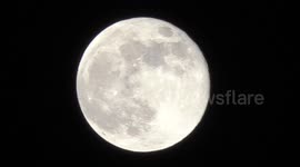 US: A supermoon on October 17, 2024, in Orlando USA