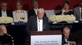 US: Trump Attends 79th Annual Alfred E. Smith Memorial Foundation Dinner