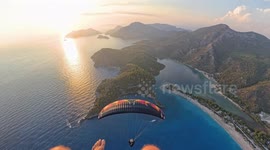 Man Leaves Shoes On Friend's Open Parachute