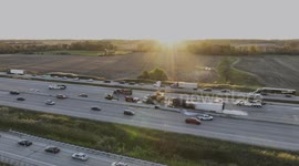 I/94/41 shut down near Somers/Kenosha WI due to semi-truck fire