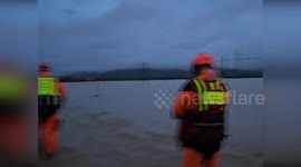 Italy: Fire Brigade Rescues Nursing Home Residents in Suvereto Amid Storm