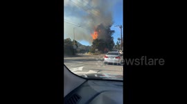 California: 5-Alarm Fire Near Oakland Hills Burns Homes, Prompting Evacuations