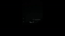 Lightning illuminates night sky in Chennai, India