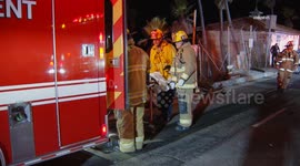 US, Los Angeles: Playa del Rey Extrication Crash