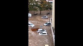 Severe flooding in Annonay due to heavy rains