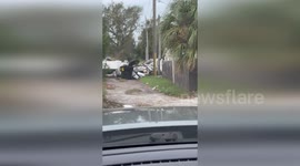 Hurricane Milton damage lingers on in St Petersburg, Florida