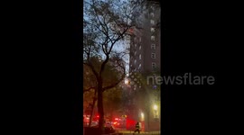US: 2 Injured As Massive Fire Breaks Out At High-Rise In Bronx, NYC