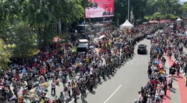 Indonesia: Convoy Indonesia New President in Jakarta