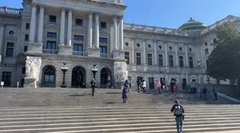 US: Trump Train Rise for Liberty Rally at State Capitol