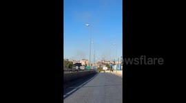 Lebanon: Destruction in the streets of Beirut after Israeli strikes on Lebanon