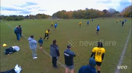 Child was knocked to the ground after being tackled by a football player