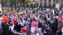 Dozens attend vigil for Liam Payne in Glasgow
