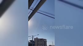 Israel: Interceptions over Haifa as Israeli army attempt to down Hezbollah drones and rockets