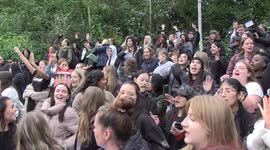 Liam Payne fans sing One Direction songs during vigil in London