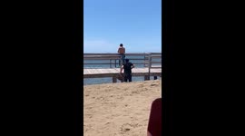 Boardwalk Climb Fail
