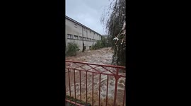 Flooding in Saint-Marcel-lès-Annonay, France