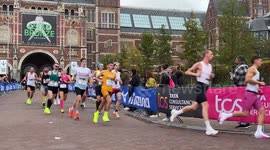 Ethiopian athletes win Amsterdam Marathon