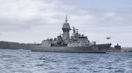 Australian Navy conduct drill ahead of King Charles ||| visit