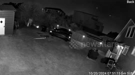 CCTV captures moment helicopter crashes into radio tower killing multiple people in Houston