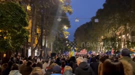 Georgia: Pro-EU Rally In Tbilisi Ahead Of Parliamentary Elections
