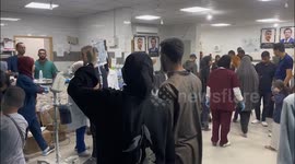 Gaza Strip: Footage shows injured in hospital after Israeli bombing in northern Gaza
