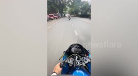Frenchman arrested for recklessly riding motorcycle in Thailand