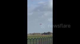 Ireland: Storm Ashley: Planes Struggle To Land At Dublin Airport