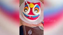 Bakery sells vibrant Chinese New Year themed dragon buns