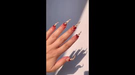 Creepy gross bloody fake bone claws sculpted to look like they’re coming out of my fingers