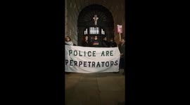 Rally outside the old Baily after Police officer cleared of murdering Chris Kaba