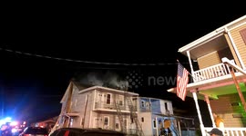Cat rescued at 2nd Alarm House fire, Mount Carmel, Pennsylvania