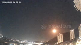Explosions in sky over Israel as rockets launched from Lebanon