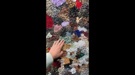 Massive stone map of China created in Hubei to celebrate National Day